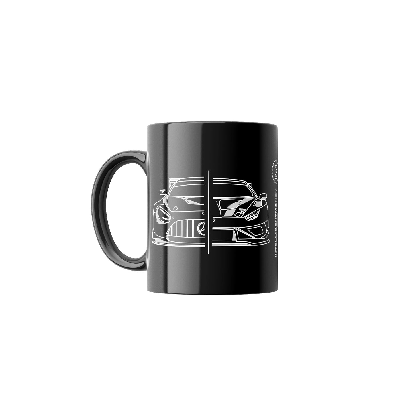 GT3 & GT4 Mug (Black with white)