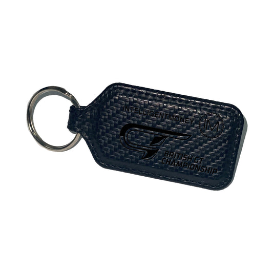 Carbon Fibre Effect Keyring