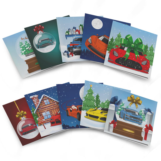 Pack of 10 Christmas cards