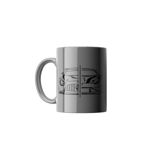GT3 & GT4 Mug (Grey with black)