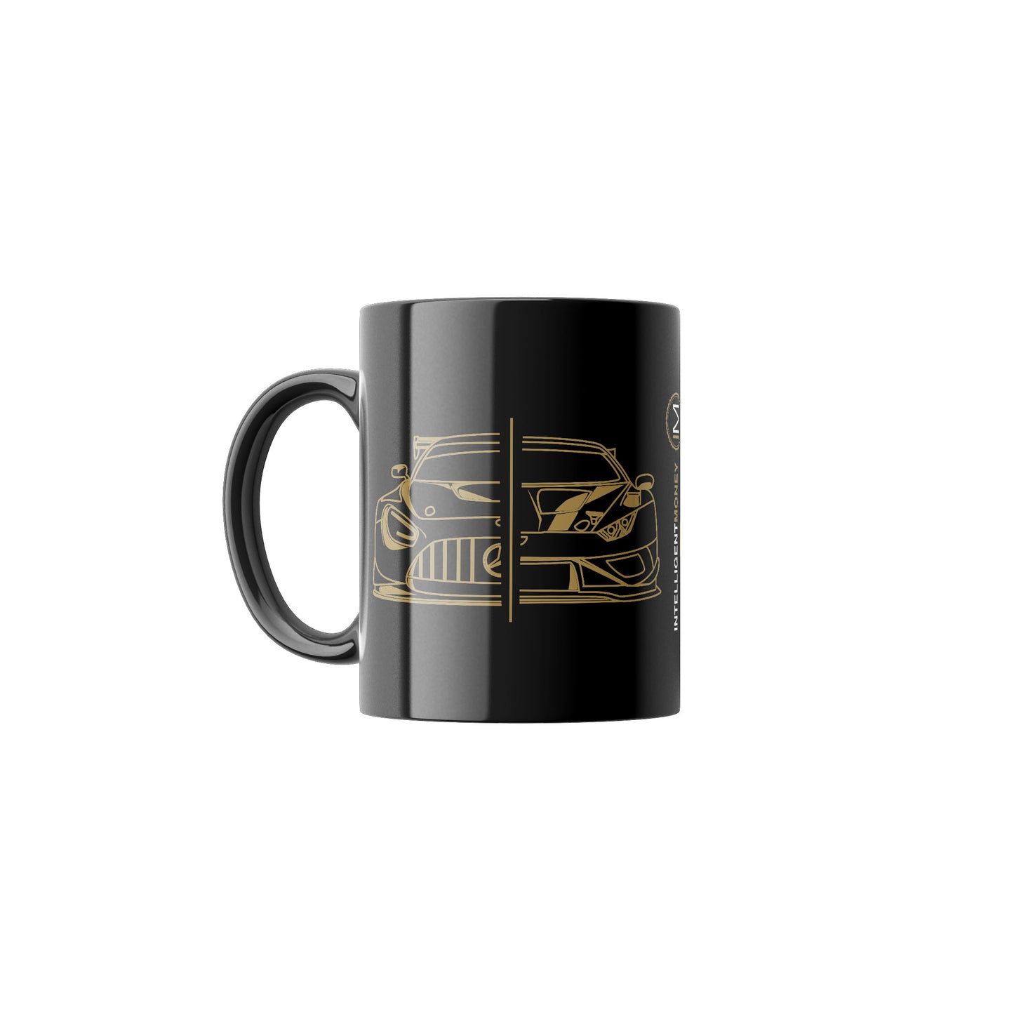 GT3 & GT4 Mug (Black with gold)