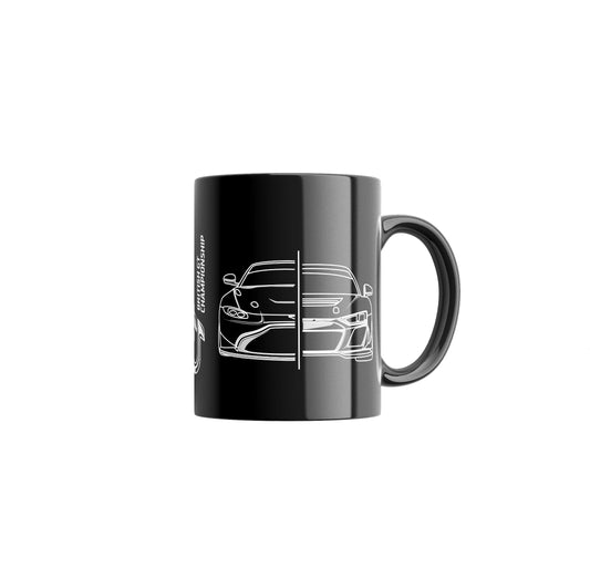 GT3 & GT4 Mug (Black with white)