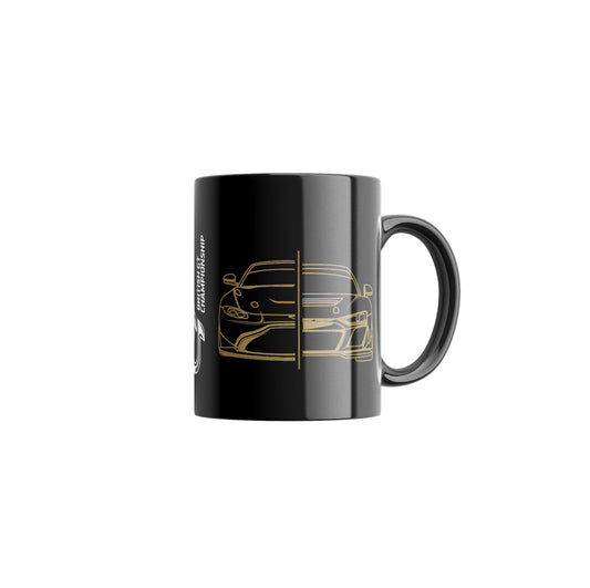 GT3 & GT4 Mug (Black with gold)